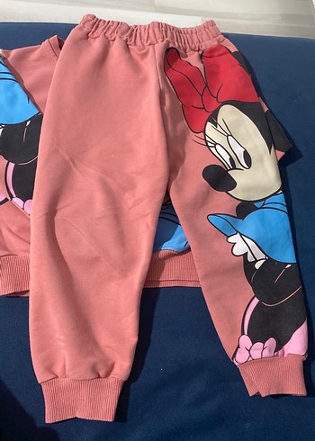 24-36 Ay Beden Kız Çocuk minnie mouse baskılı Eşofman Takımı
