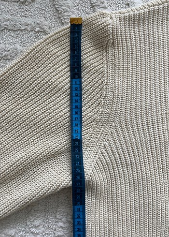 Pullmark Oversize Fermuarlı Örgü Kazak - Görsel 6