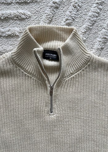 Pullmark Oversize Fermuarlı Örgü Kazak - Görsel 3