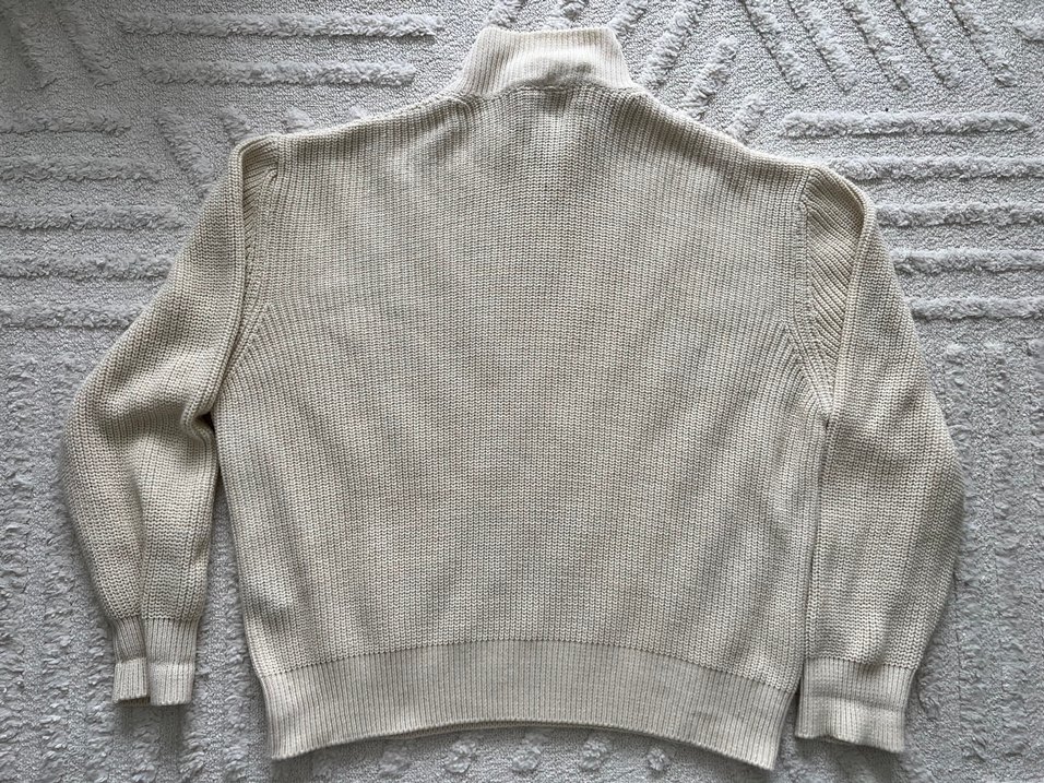 Pullmark Oversize Fermuarlı Örgü Kazak - Görsel 2