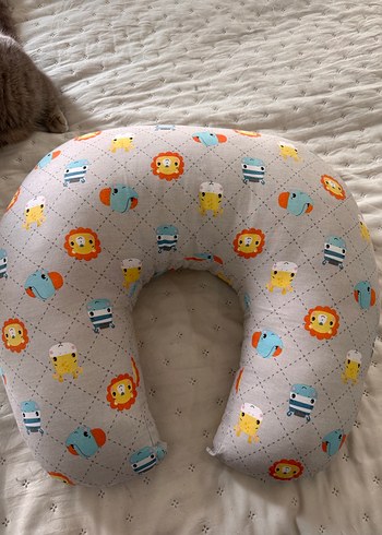 Fisher priceBebek Desenli Gri Emzirme ve Hamile Yastığı - Görsel 3