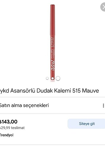 Lykd asansörlü dudak kalemi