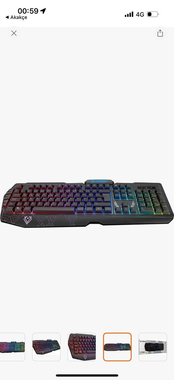 Everest oyuncu klavyesi - Görsel 4