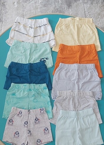 Bebek 10lu Şort Set