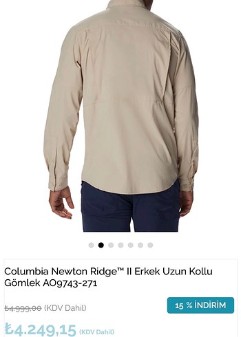 Columbia Newton Ridge Erkek Uzun Kollu Gömlek - Görsel 2