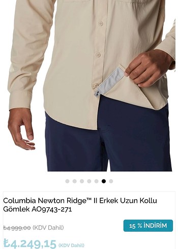 Columbia Newton Ridge Erkek Uzun Kollu Gömlek - Görsel 6