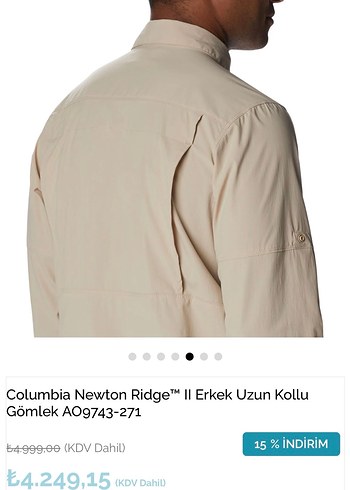 Columbia Newton Ridge Erkek Uzun Kollu Gömlek - Görsel 5