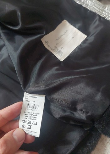 Panço Kız Çocuk Mont 11-12yaş 152cm - Görsel 8