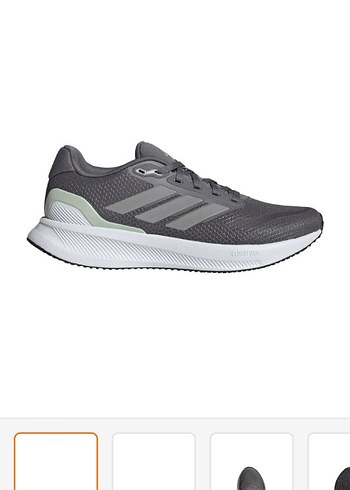 Adidss Gri Spor Ayakkabı Bağcıklı - Görsel 3