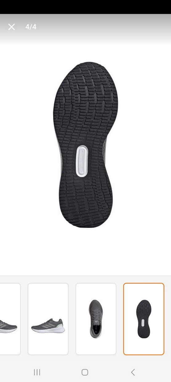 Adidss Gri Spor Ayakkabı Bağcıklı - Görsel 2