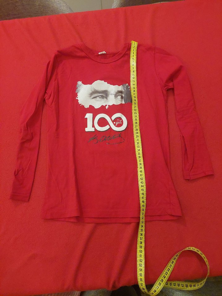 Atatürk baskılı tişort 8-9yaş - Görsel 2