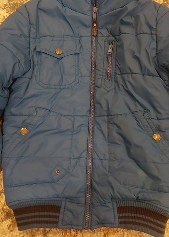 Lcw Erkek Çocuk Mavi Kapüşonlu Mont - Görsel 7