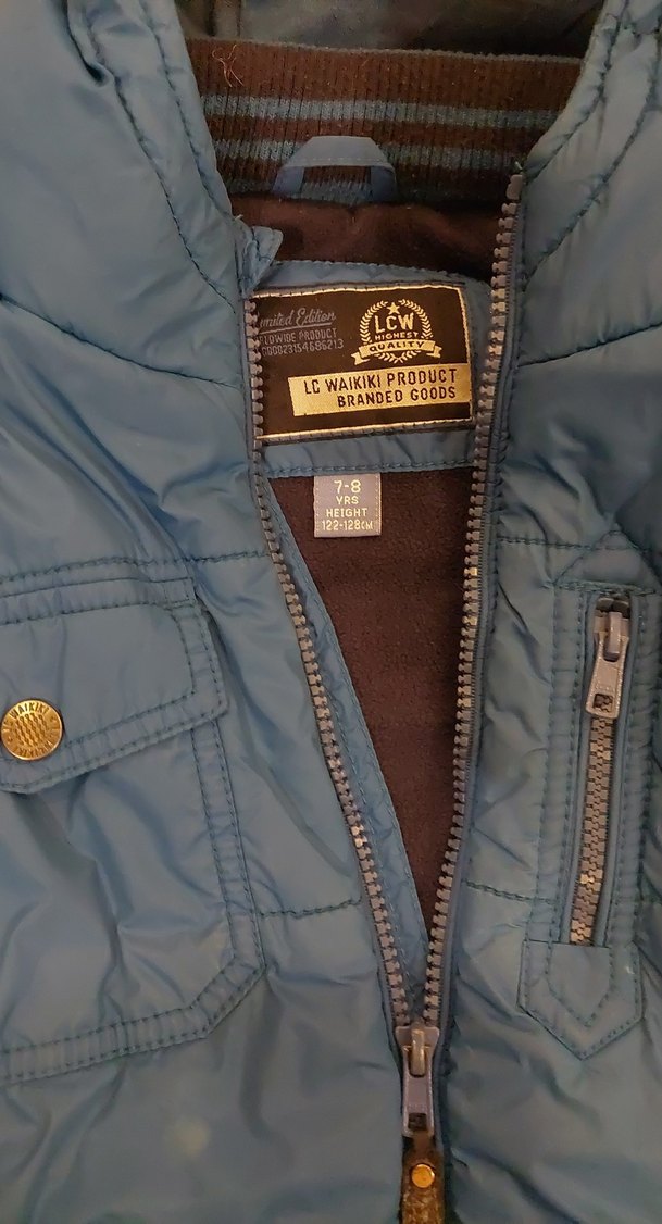 Lcw Erkek Çocuk Mavi Kapüşonlu Mont - Görsel 2