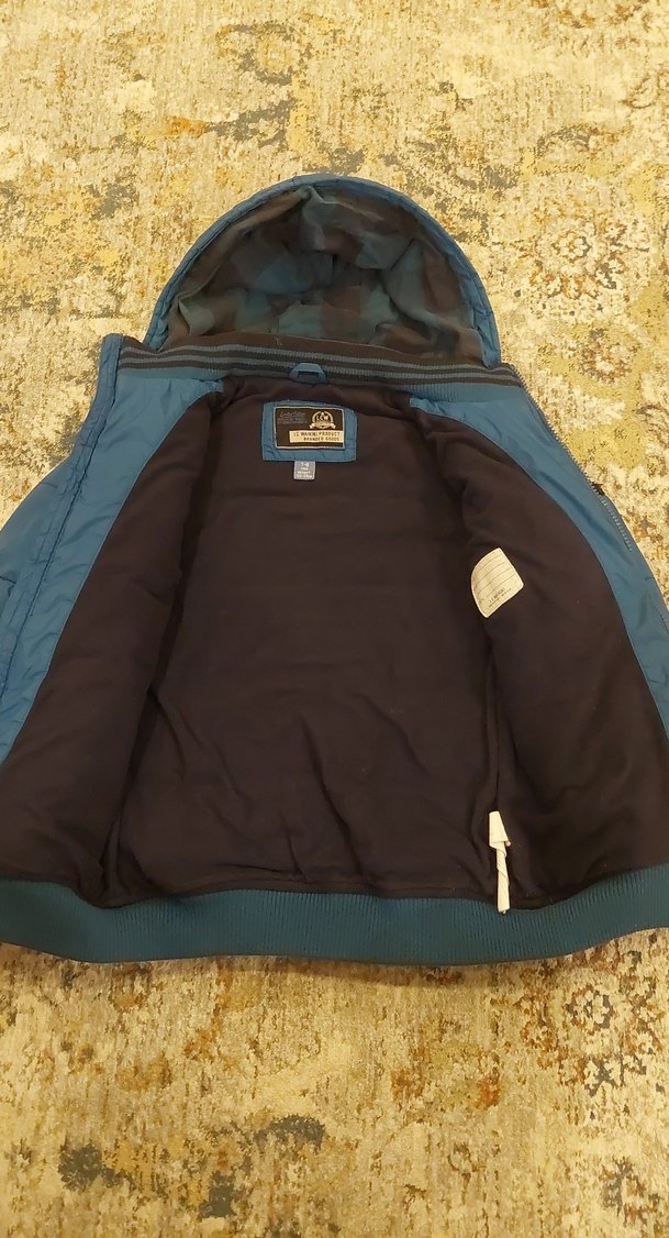 Lcw Erkek Çocuk Mavi Kapüşonlu Mont - Görsel 3