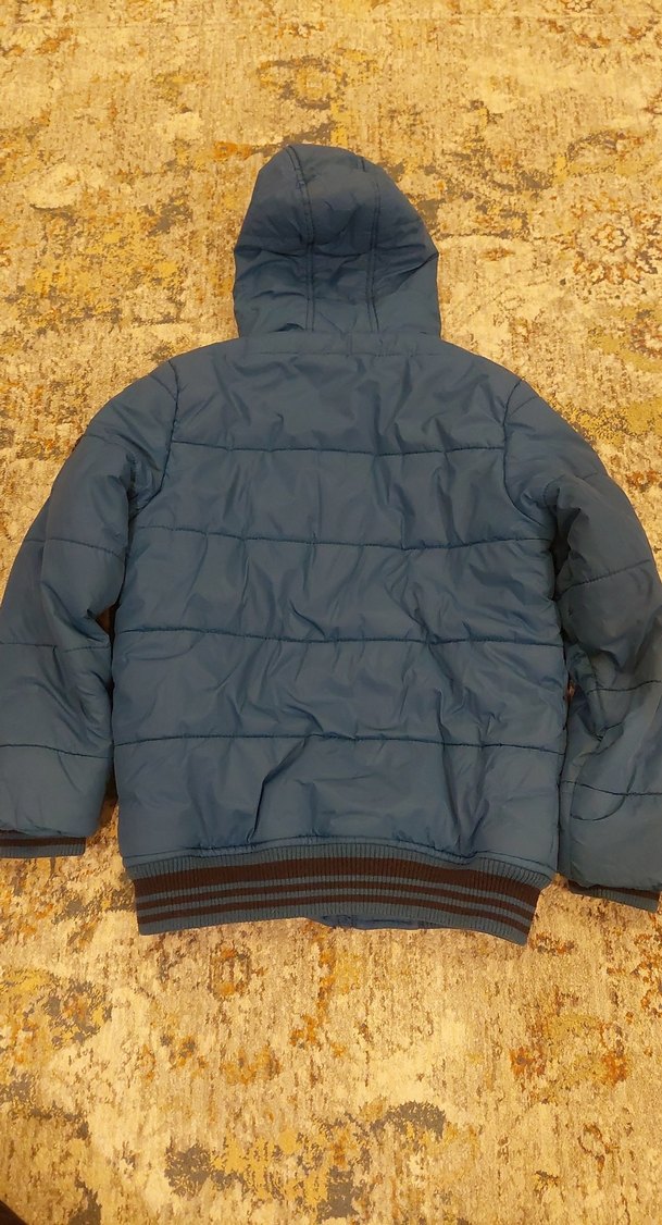 Lcw Erkek Çocuk Mavi Kapüşonlu Mont - Görsel 4