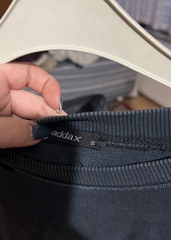 Siyah Baskılı Kadın Sweatshirt - Görsel 2