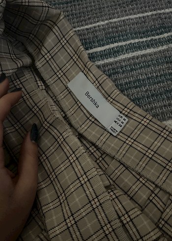 Bershka pileli mini etek - Görsel 3