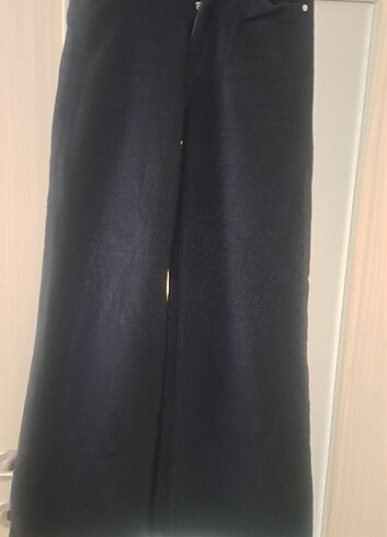 xs Beden Bershka siyah bol paça pantolon