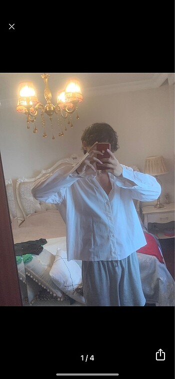 Vintage Y2K Cropped fit Oversize Gömlek