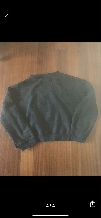m Beden gri Renk Redrum Reverse Oversize Cropped Kazak Knit