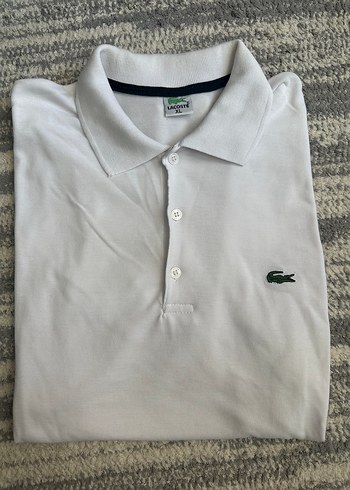 Lacoste Beyaz Kısa Kollu Polo Tişört