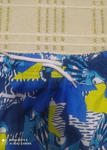 Renkli Bağcıklı Erkek Çocuk Mayo Şortu - Görsel 2