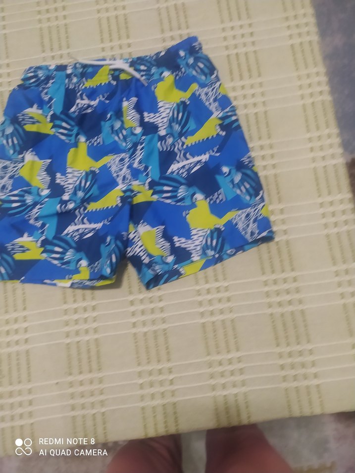 Renkli Bağcıklı Erkek Çocuk Mayo Şortu - Görsel 4