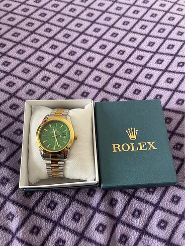 ROLEX ÇELİK SAAT AKTİF TARİH SUYA DAYANIKLI