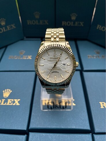 ROLEX ÇELİK SAAT AKTİF TARİH SU GEÇİRMEZ