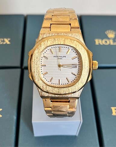 PATEK PHİLİPPE ÇELİK SAAT AKTİF TAKVİM SU GEÇİRMEZ