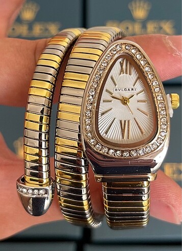 BVLGARİ ÇELİK SAAT SU GEÇİRMEZ