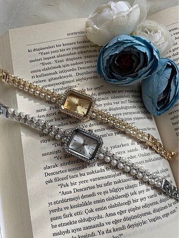 İNCİLİ PİNTEREST BAYAN SAAT GOLD SILVER