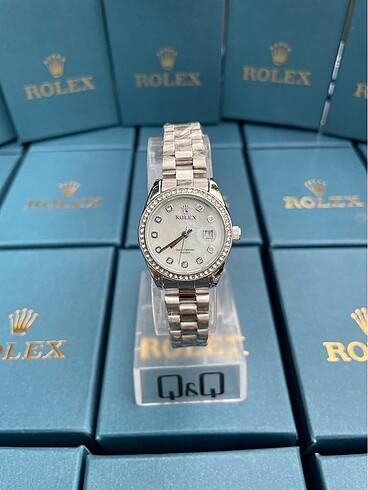 ROLEX TAŞLI MİNİMAL KASA BAYAN SAAT