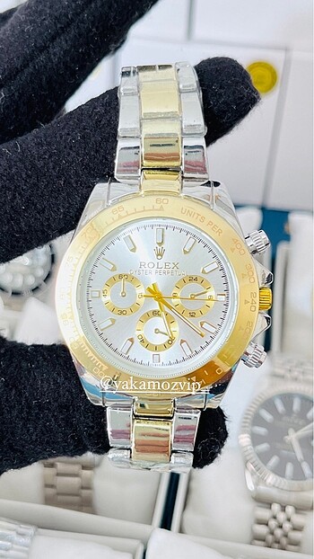 ROLEX ÇELİK SAAT GOLD SILVER