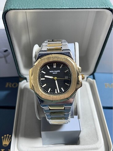 PATEK PHİLİPPE ÇELİK SAAT AKTİF TAKVİM SU GEÇİRMEZ
