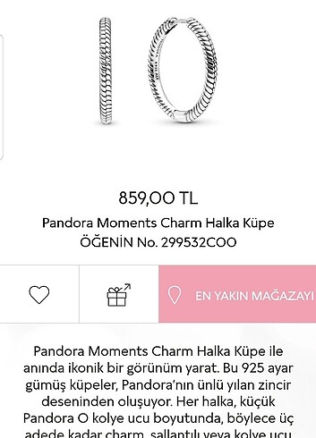 Pandora küpe