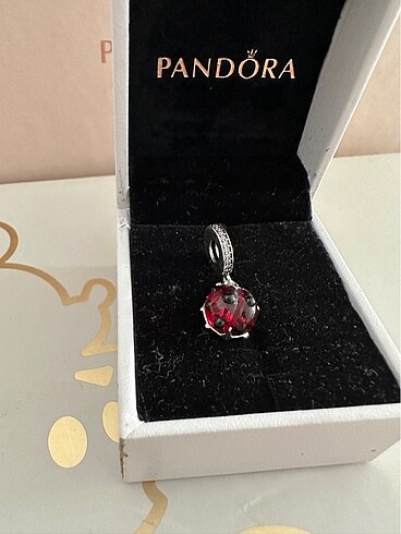  Beden bordo Renk Pandora charm