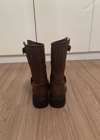 Greyder Deri Tokalı Biker Botlar - Görsel 3