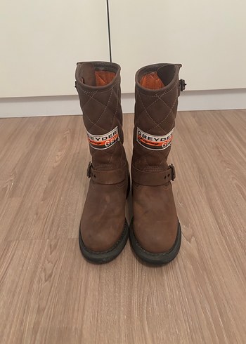 Greyder Deri Tokalı Biker Botlar - Görsel 2