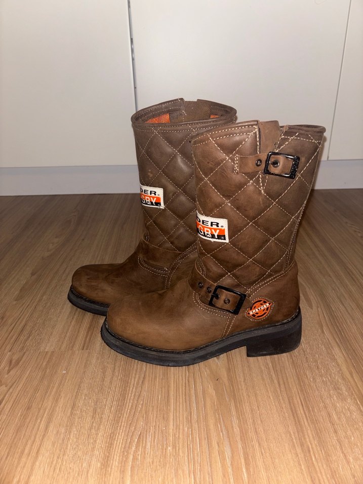 Greyder Deri Tokalı Biker Botlar - Görsel 5