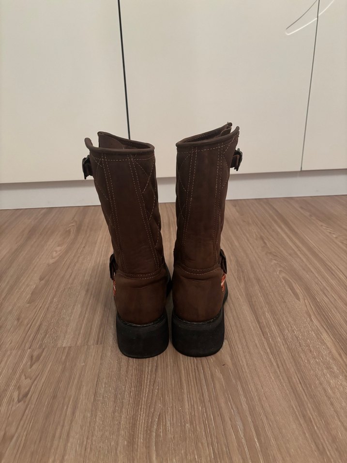 Greyder Deri Tokalı Biker Botlar - Görsel 3