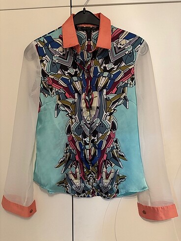 Zara saten gömlek