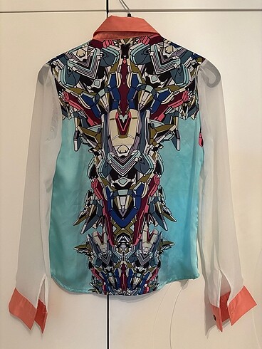 Zara saten gömlek - Görsel 5