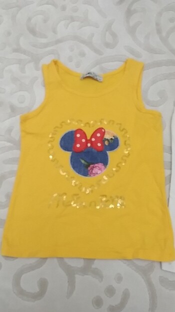 Çocuk sıfır kollu t-shirt