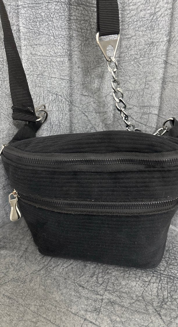 Siyah Minimal Çapraz Çanta — görsel 3/4