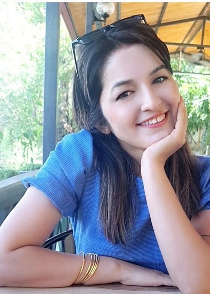 Keten sırt dekolteli elbise - Görsel 2