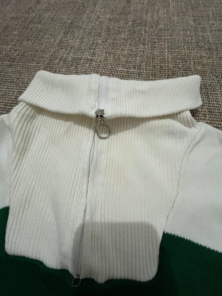 Kadın Uzun Kollu Polo Tişört - Boğazlı, Rahat Kesim - Görsel 4