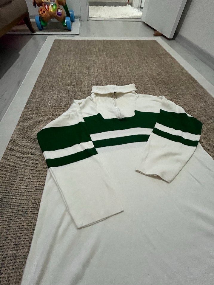 Kadın Uzun Kollu Polo Tişört - Boğazlı, Rahat Kesim - Görsel 2