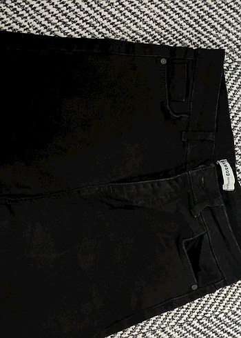 Siyah Midi Boy Regular Fit Kadın Kot Pantolon - Görsel 2