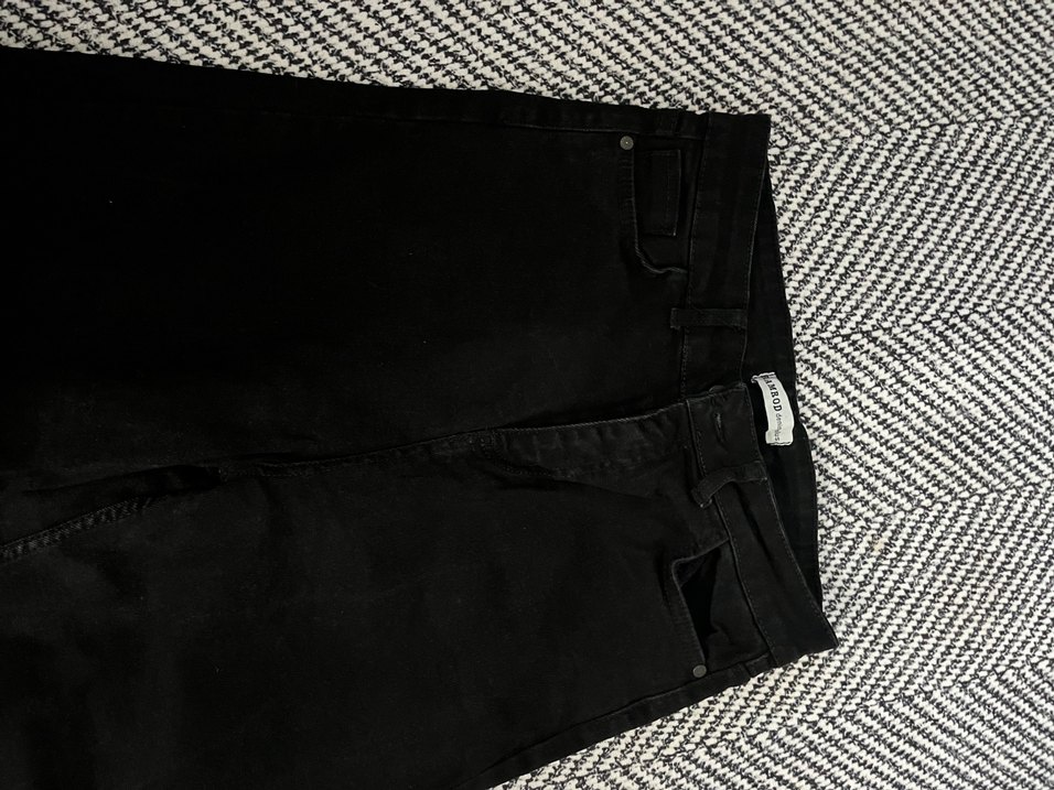 Siyah Midi Boy Regular Fit Kadın Kot Pantolon - Görsel 2